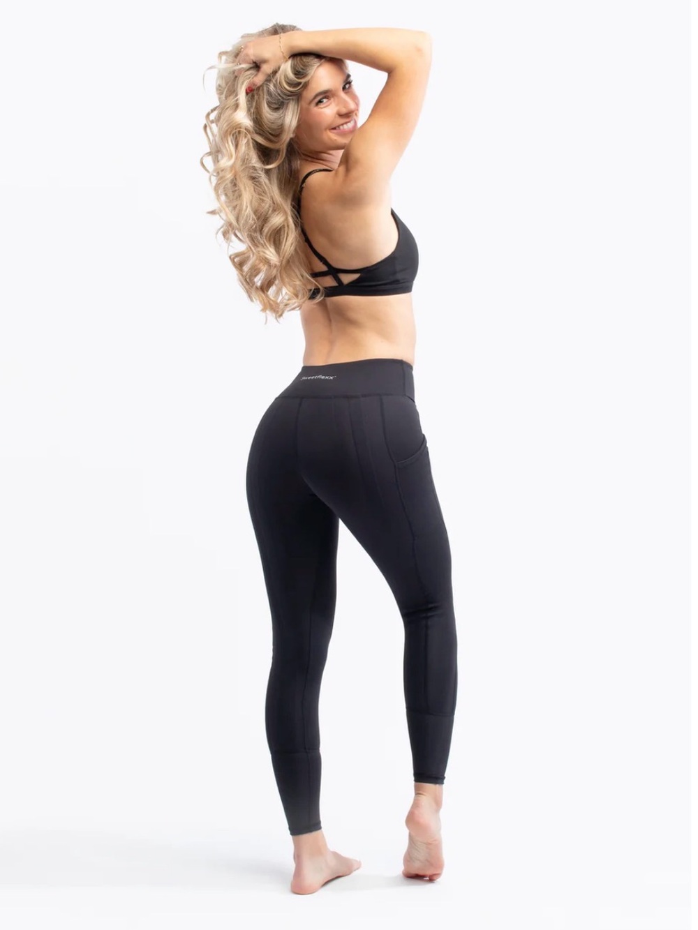 *NWT* Sweetflexx Black High-Waist Active Leggings